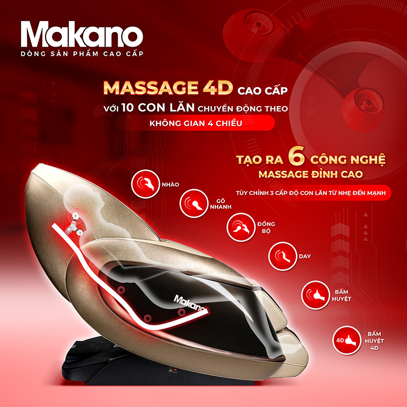 Ghế Massage Makano DVGM-30003