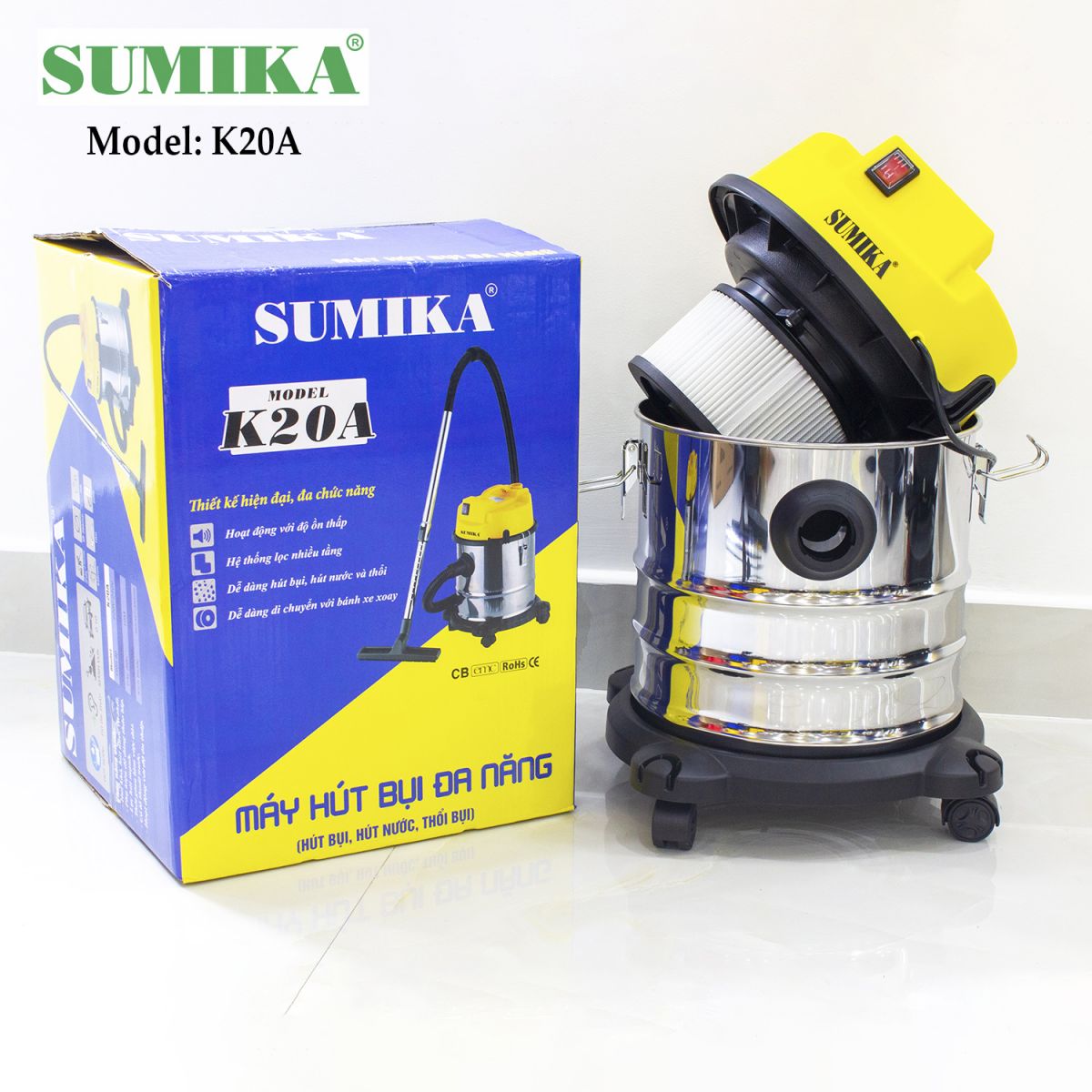 hình ảnh Máy hút bụi gia đình SUMIKA K20A