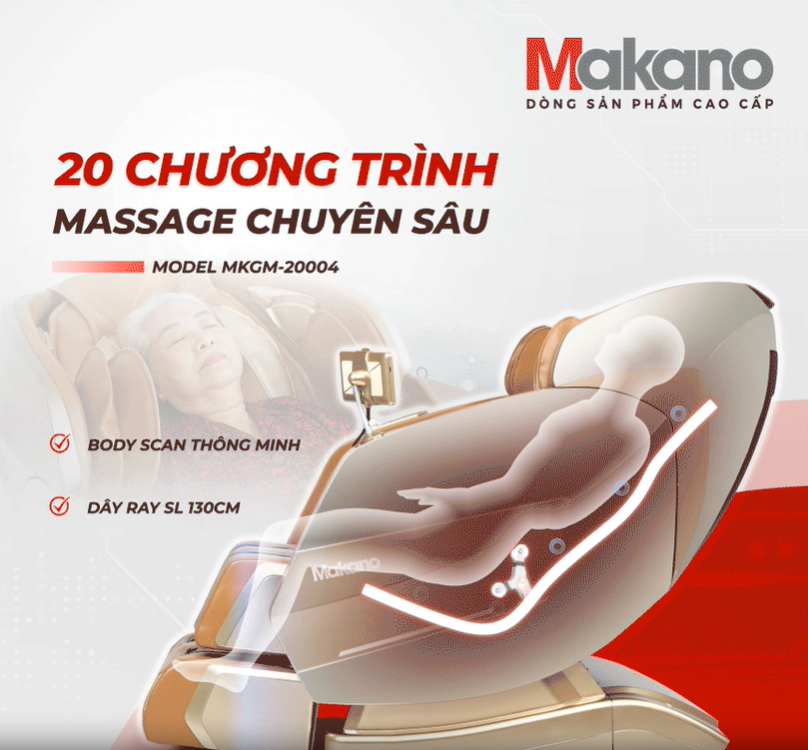 Ghế massage Makano MKGM-20004