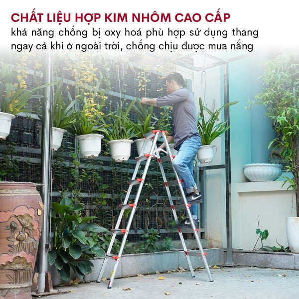 THANG NHÔM GẤP CHỮ A FUJIHOME DL206