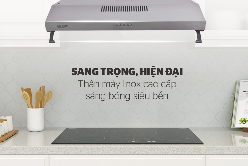 hình ảnh HÚT MÙI KÍNH THẲNG SUNHOUSE SHB6115I-EC