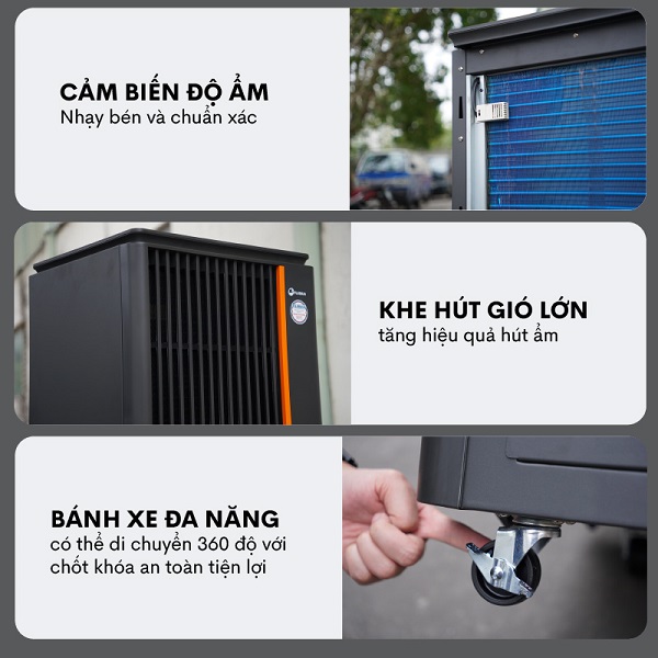 hình ảnh Máy Hút Ẩm Công Nghiệp FUJIHAIA DH90B