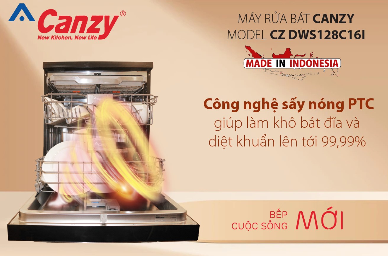 Máy Rửa Bát CANZY CZ-DWS128C16I
