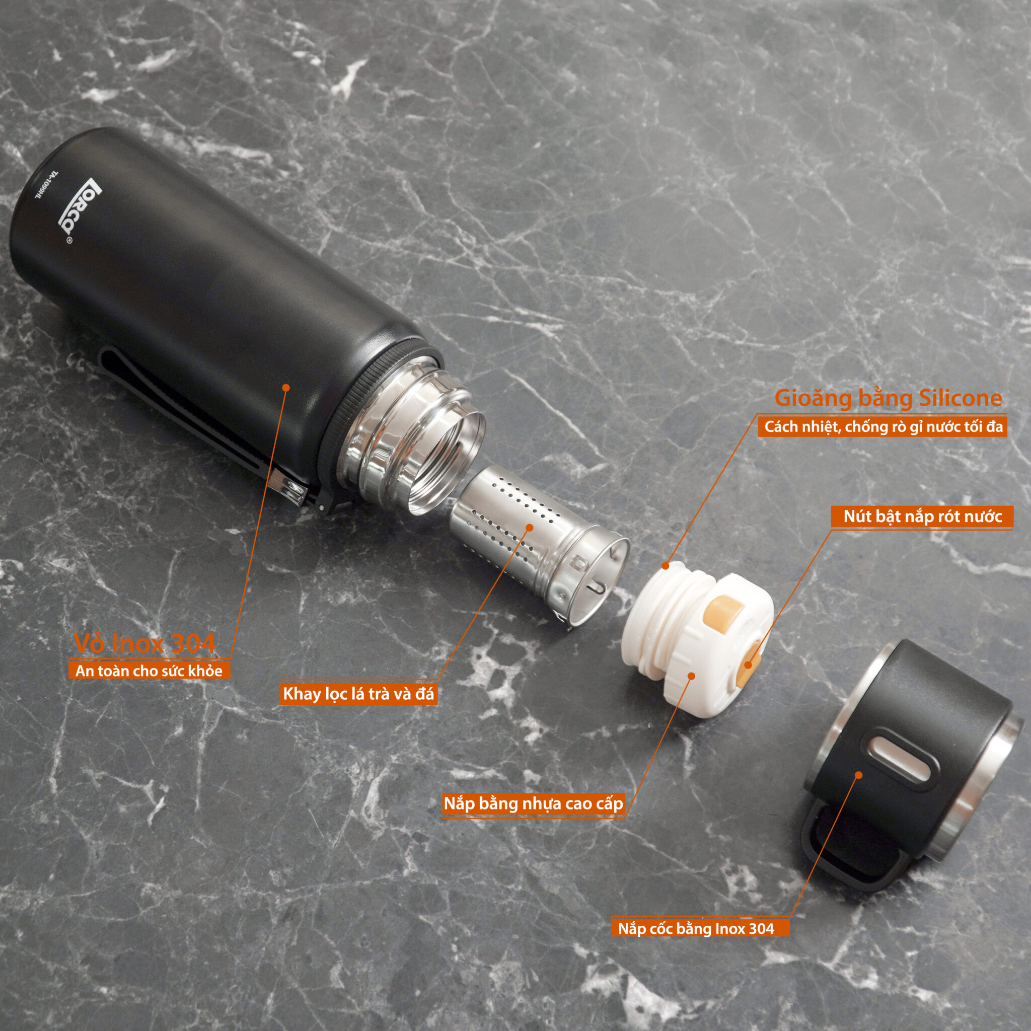 BÌNH GIỮ NHIỆT LORCA TA-1099HL