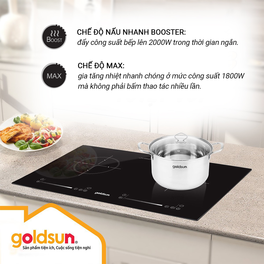 Bếp từ đôi Goldsun GDI7400