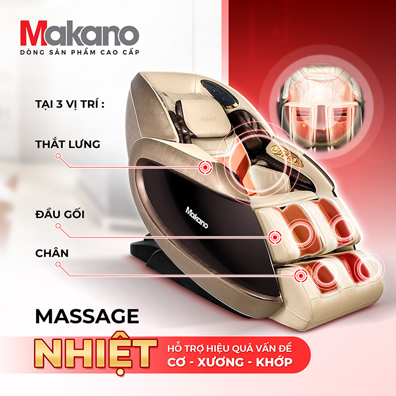 Ghế Massage Makano DVGM-10002