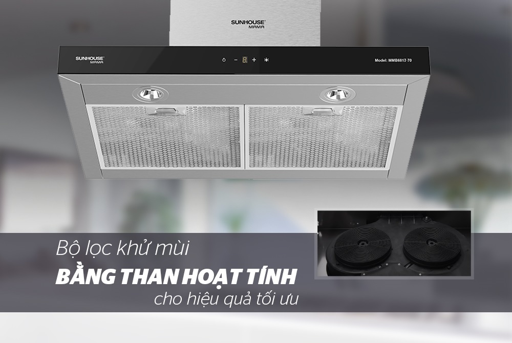 hình ảnh MÁY HÚT MÙI CAO CẤP CHỮ “T” SUNHOUSE MAMA MMB6815-70