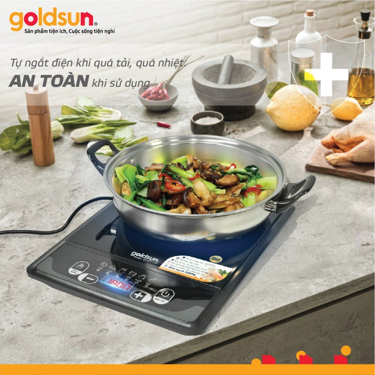 hình ảnh bếp goldsun gic3211-M