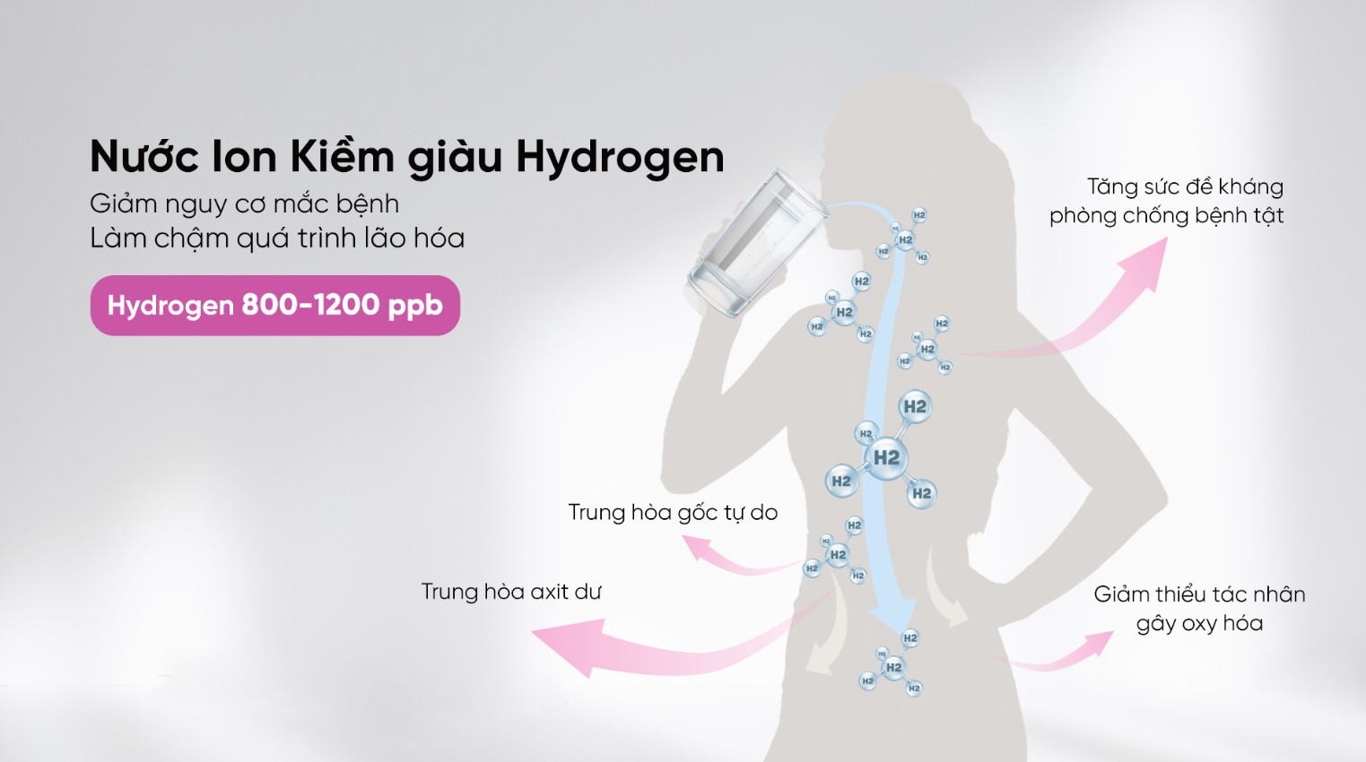 Máy lọc nước Ion Kiềm Mutosi  Hydrogen MP-S109H