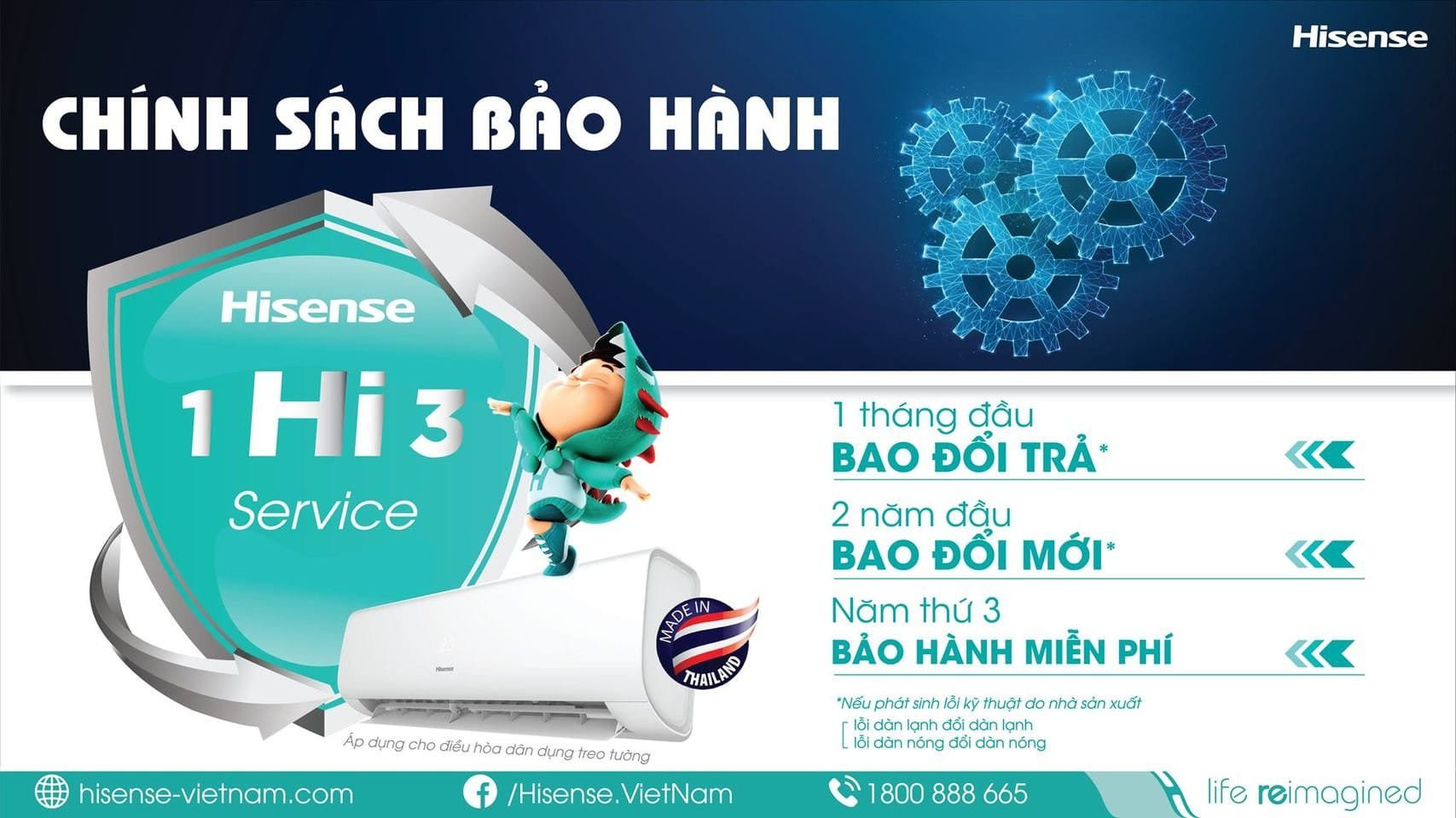 Chính sách bảo hành Máy Lạnh Điều Hòa Hisense