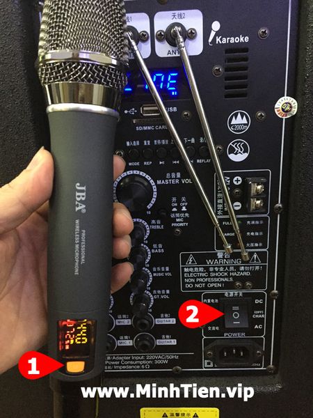 huong dan cach dieu chinh thay doi tan so micro loa keo