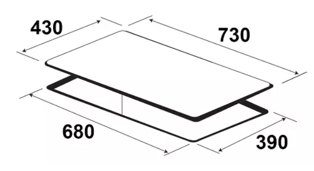 hình ảnh  Kích thước khoét đá KF-FL88IC