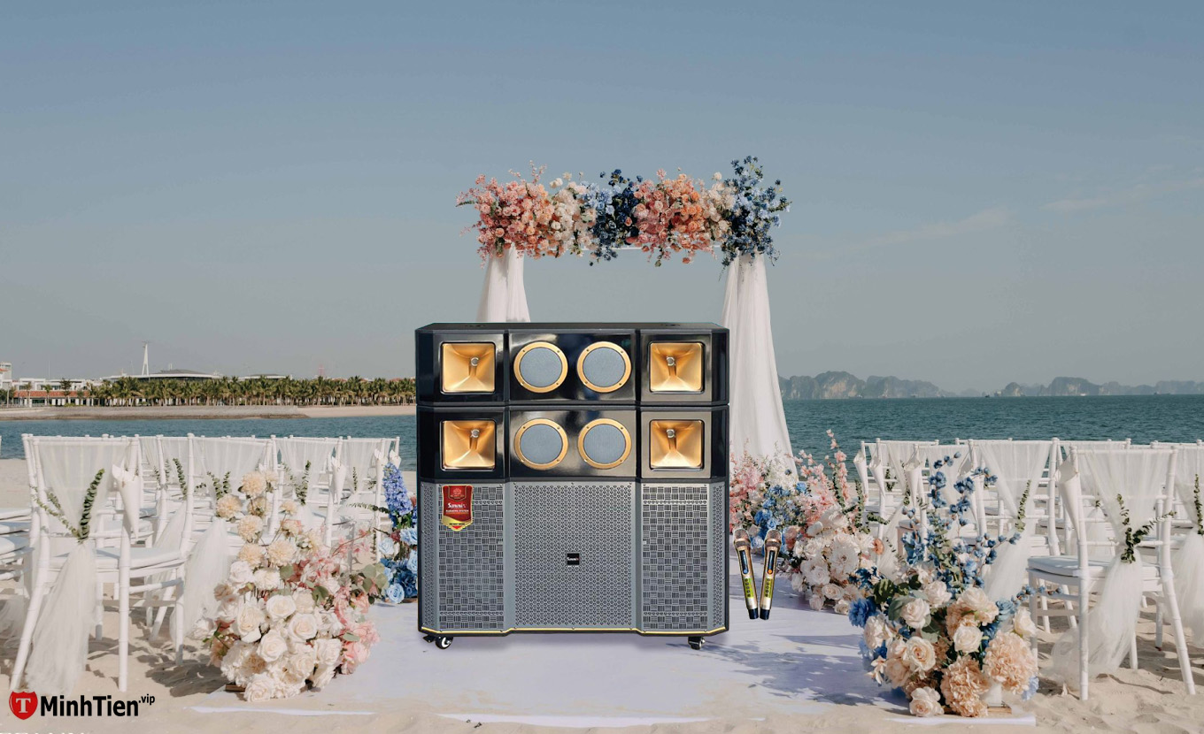 Loa Kéo Karaoke 5 Tấc Đôi Gập Sammix SA-8012GX