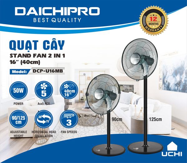 quạt đứng daichipro dcp-u16mb