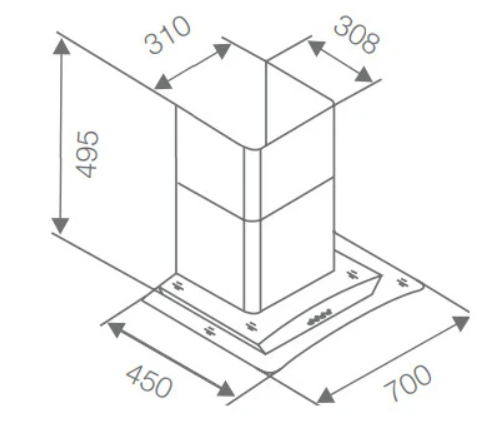 hình ảnh Máy Hút Mùi Canzy CZ-510/60