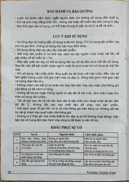Hướng dẫn sử dụng Tủ sấy quần áo Kungfu KF-TS1500
