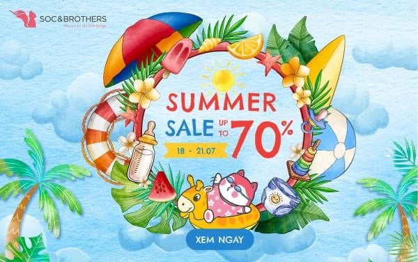Summer Sale 2024 - Ngày hội dễ thở nhất năm - Sale up to 70%