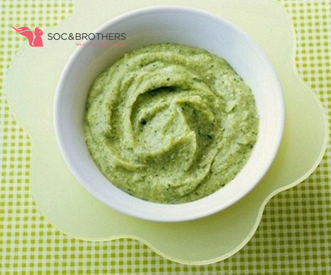 cháo cải ngọt và đậu phụ non 