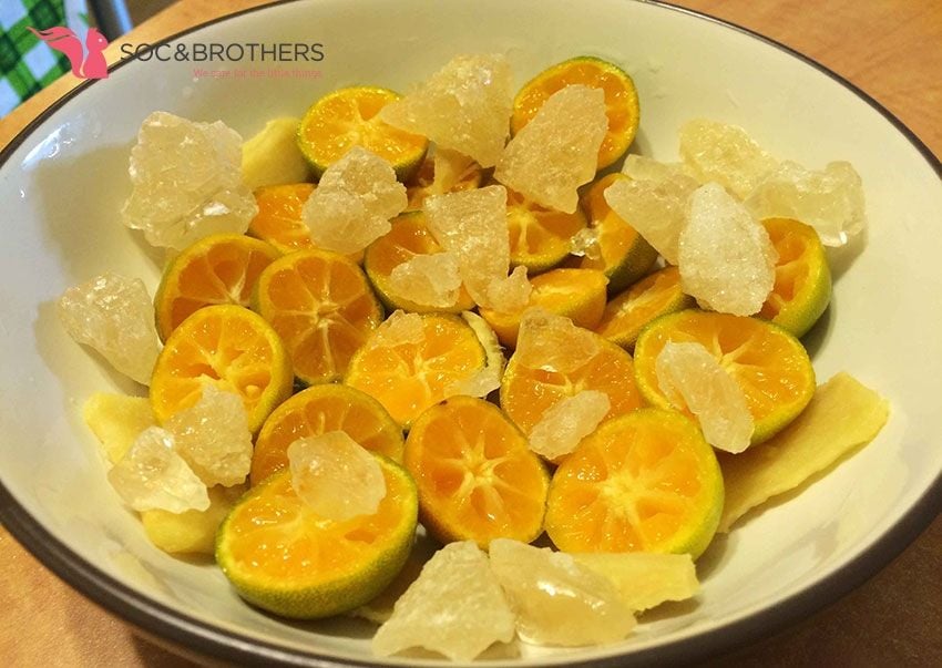 quất trị ho cho trẻ sơ sinh 