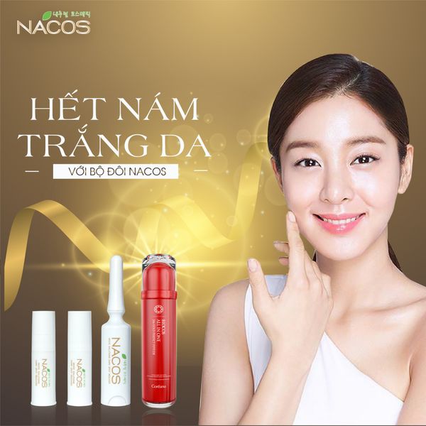 Tinh chất nám Nacos - Loại bỏ làn da sạm nám, tàn nhang khôi phục vẻ đẹp sắc xuân