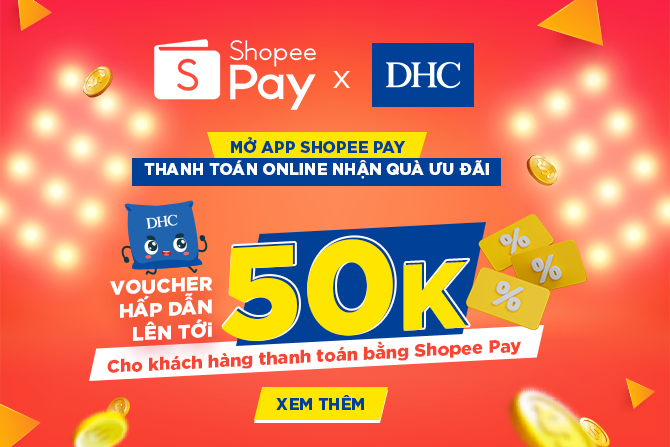 ShopeePay chính thức xuất hiện trên website DHC Việt Nam