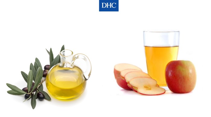 Mặt nạ dầu oliu và giấm táo cải thiện tình trạng mụn và làm mờ sẹo thâm
