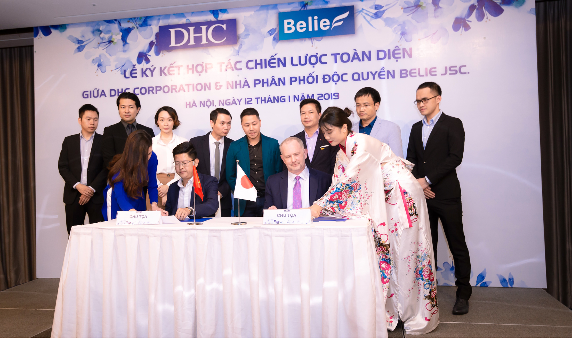 CTCP Belie ký kết chiến lực hợp tác toàn diện với DHC Corp