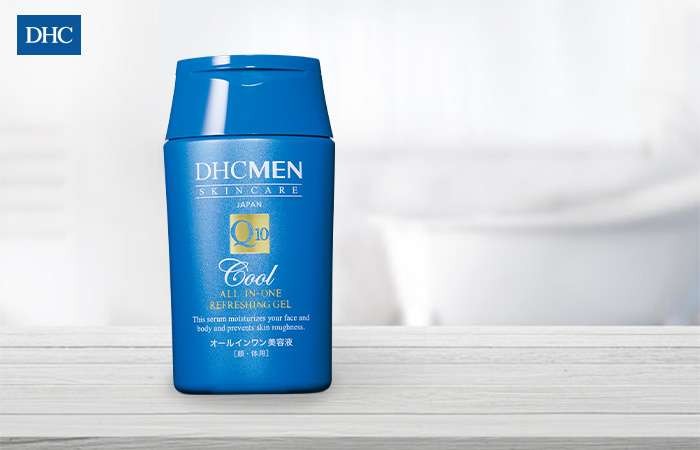 DHC MEN All-In-One Refreshing Gel có hương chanh rất thư giãn
