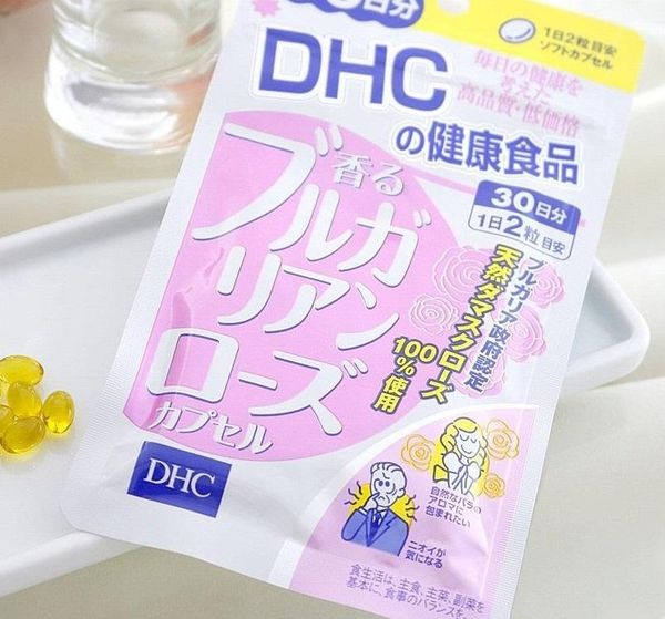 công dụng của viên uống hoa hồng DHC