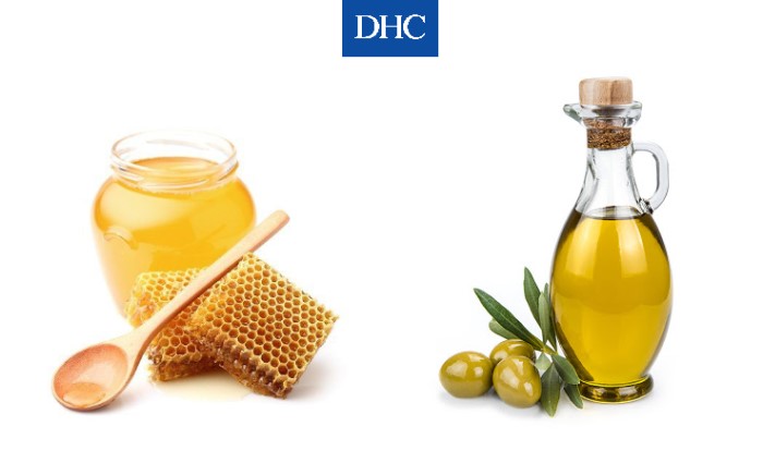 Mật ong và dầu oliu kết hợp giúp da không bị lão hóa sớm