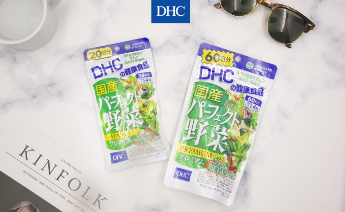 Viên uống rau củ DHC Perfect Vegetable Premium Japanese Harvest 20 ngày