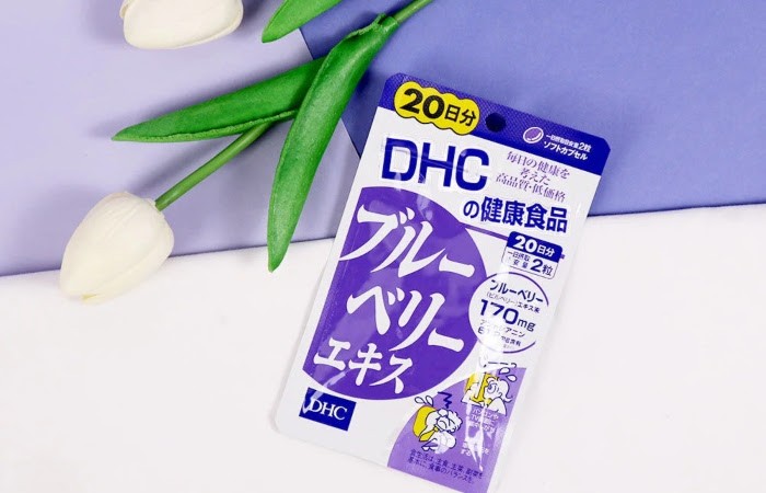 Viên uống việt quất DHC Blueberry Extract giúp bổ mắt 20 ngày