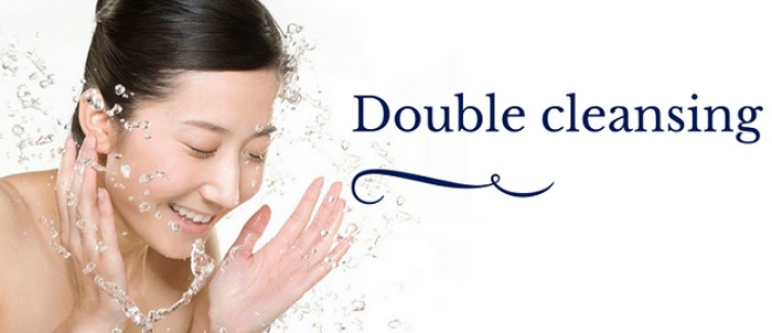 Double Cleansing là phương pháp rửa mặt với 2 bước quan trọng: dầu tẩy trang và sữa rửa mặt giúp tăng hiệu quả làm sạch gấp 2 lần
