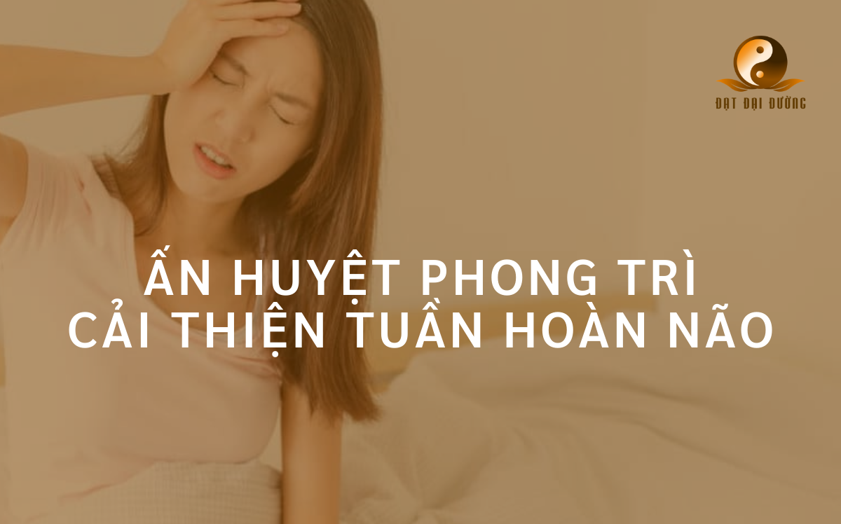 CÁCH ẤN HUYỆT PHONG TRÌ GIÚP CẢI THIỆN TUẦN HOÀN NÃO