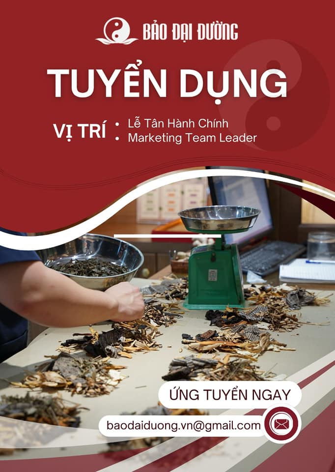 BẢO ĐẠI ĐƯỜNG TUYỂN DỤNG THÁNG 02/2025