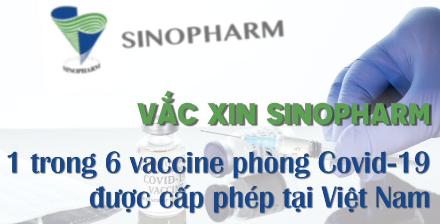 VẮC XIN SINOPHARM: 1 TRONG 6 VACCINE PHÒNG COVID-19 ĐƯỢC CẤP PHÉP TẠI VIỆT NAM