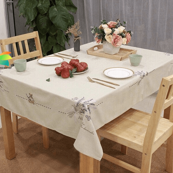 khăn trải bàn ăn chống thấm
