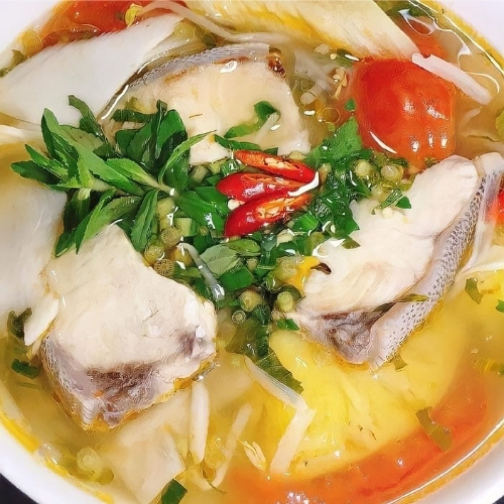 Cá Bớp Nấu Canh Chua