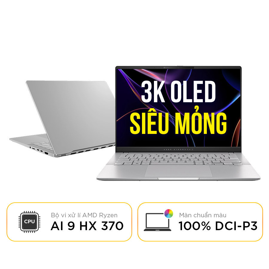 Laptop ASUS Vivobook S 14 OLED M5406WA-PP071WS AMD Ryzen