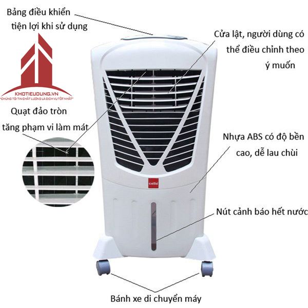 Máy làm mát Air Cooler CELLO Dura Cool + thông số kĩ thuật