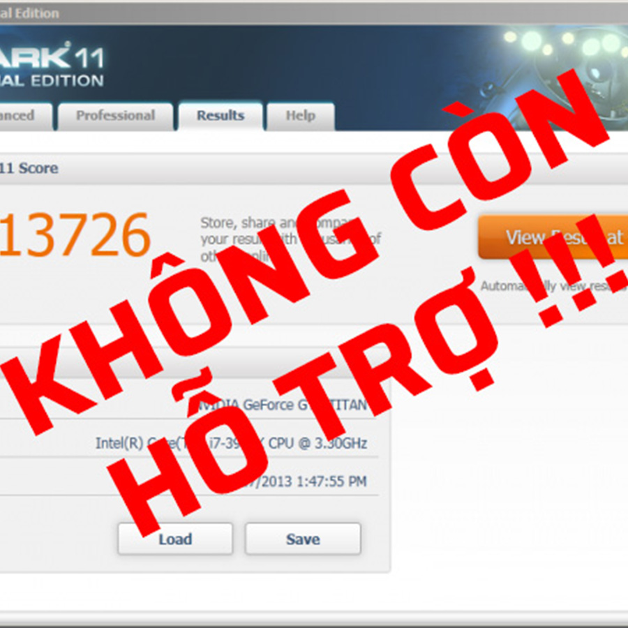 3DMark 11, PC Mark 7 sẽ ngưng hỗ trợ từ 14/01/2020
