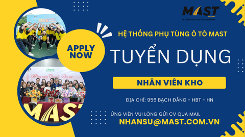 TUYỂN DỤNG NHÂN VIÊN KHO MAST HÀ NỘI