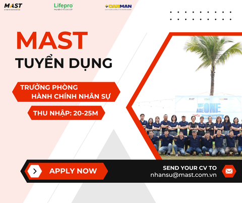 TUYỂN DỤNG TRƯỞNG PHÒNG HÀNH CHÍNH NHÂN SỰ