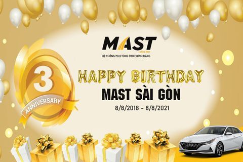 Mừng sinh nhật Mast Sài Gòn tròn 3 tuổi