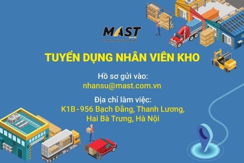 TUYỂN DỤNG NHÂN VIÊN KHO PHỤ TÙNG Ô TÔ