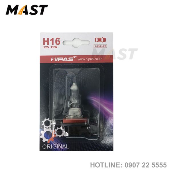 Bóng đèn HIPAS H16 12V 19W (LONG LIFE)