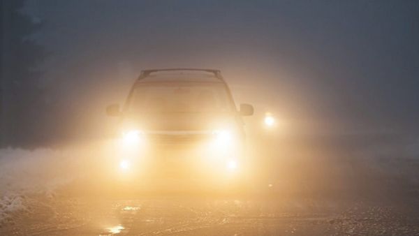 lái xe đường sương mù