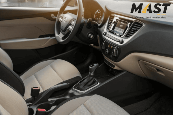 Nội thất xe Hyundai Accent rộng rãi và tinh tế
