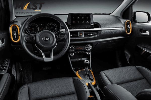 Không gian cabin ô tô Kia Morning được thiết kế rộng rãi, thông minh