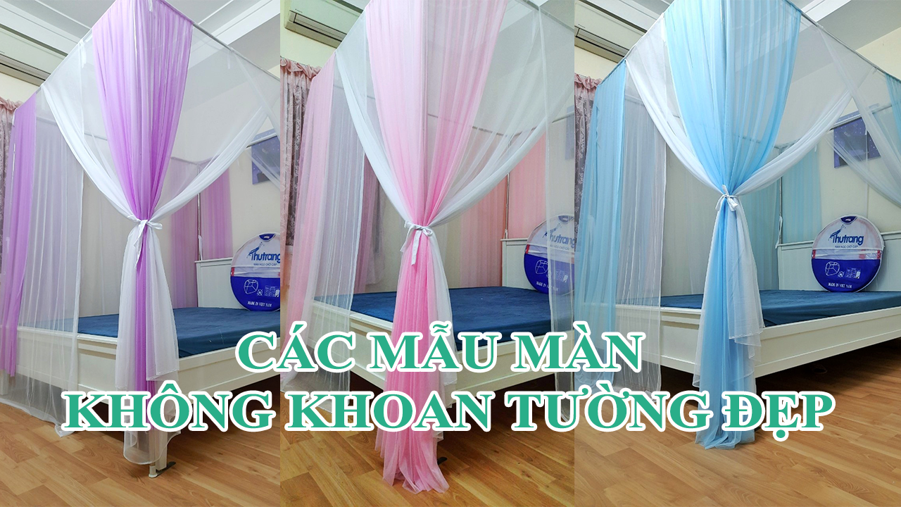 Các mẫu màn khung không khoan tường tuyệt đẹp cho phòng ngủ